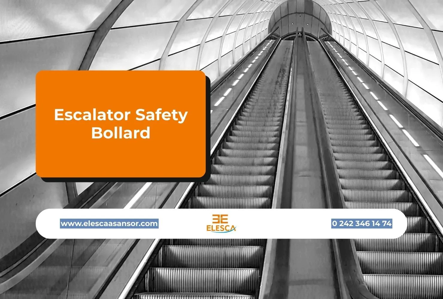 Escalator Safety Bollard